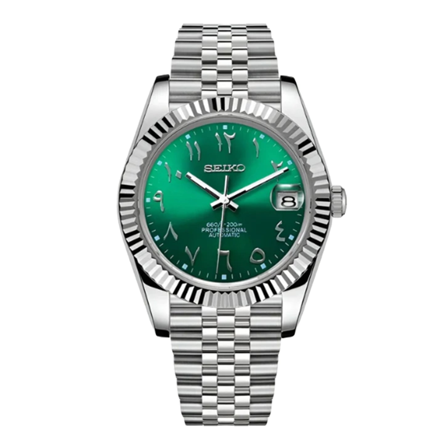 Seiko Datejust Mod Royal Green Arabic Dial